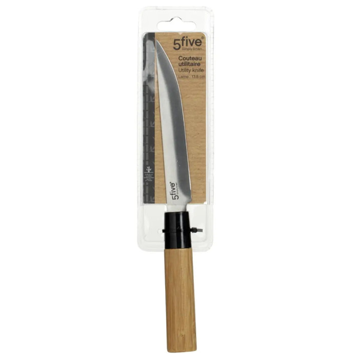 Couteau utilitaire "Black bambou" lame 13,8cm