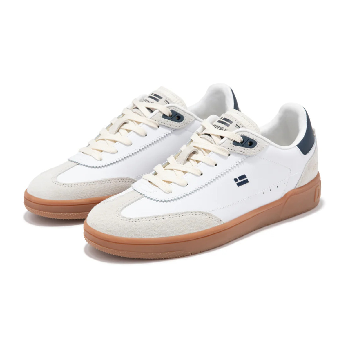 Zapatillas Bajas Piel Serraje Rebel Basic Flag Blanco D.Franklin