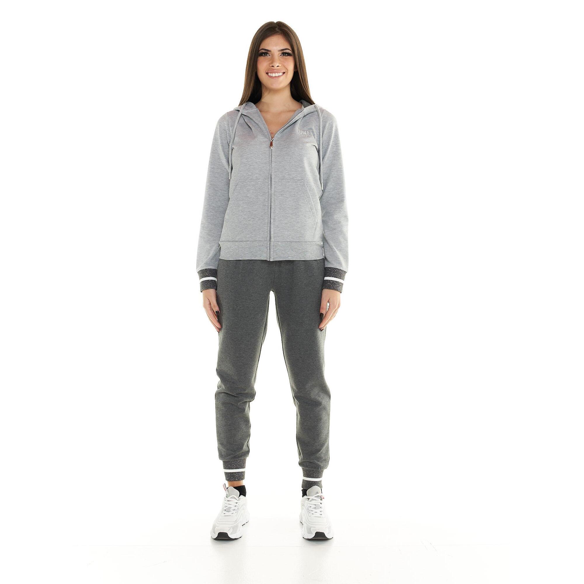 Chándal Leone con capucha para mujer Chándal con cremallera completa Greyss