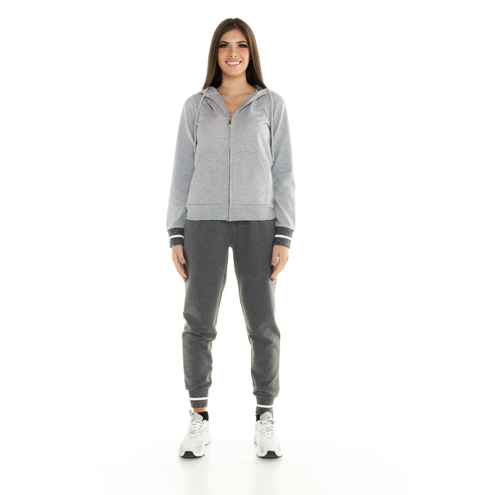 Chándal Leone con capucha para mujer Chándal con cremallera completa Greyss