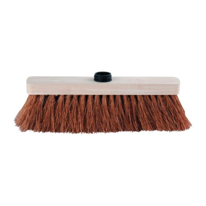 Balai Brosse de ménage droit en fibre de coco 29x5,6x9,5cm MSV