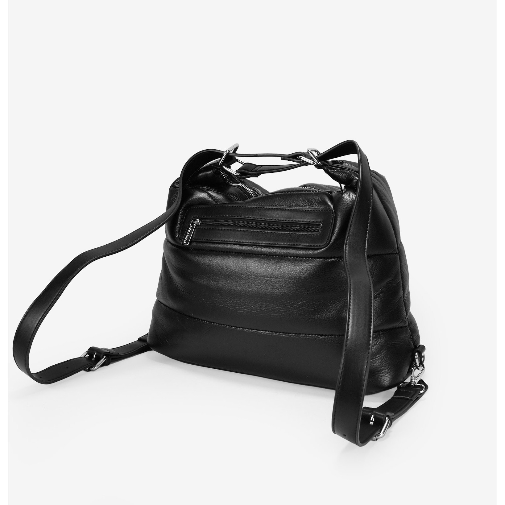 Bolso mochila negro con acolchado