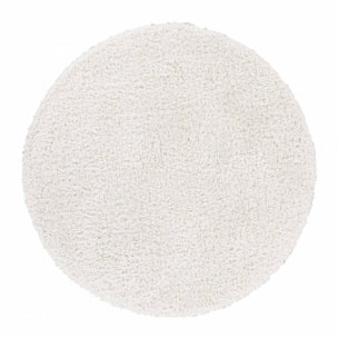 Tapis shaggy tissé motif uni KAFI