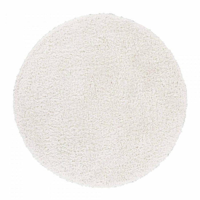 Tapis shaggy tissé motif uni KAFI