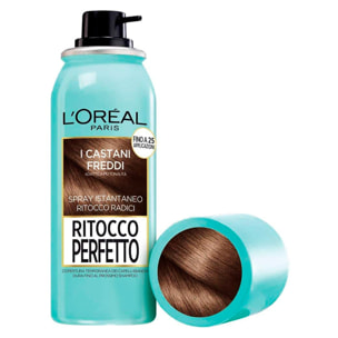 Spray Castano Freddo per Capelli Bianchi Colore Ritocco Perfetto