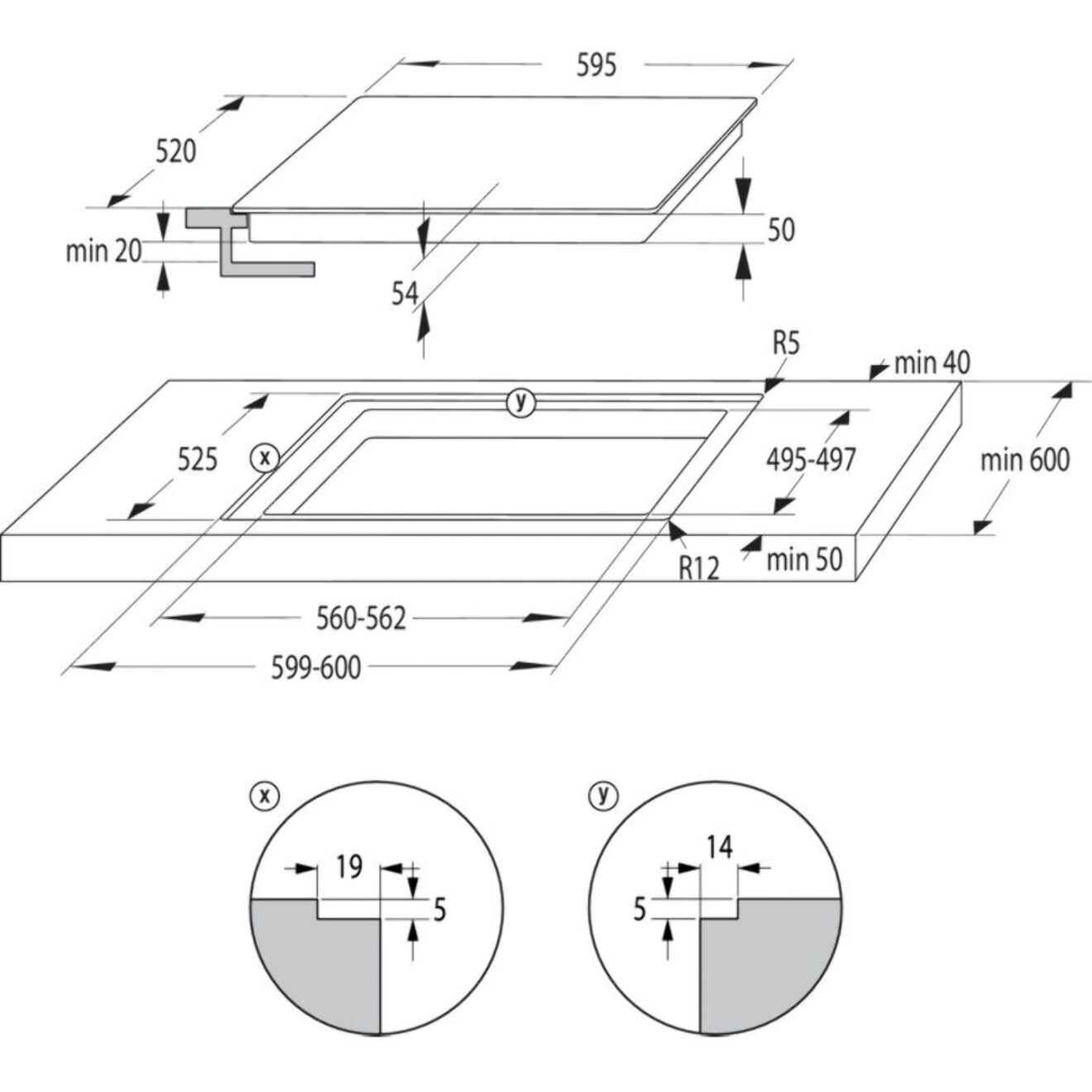 Table induction HISENSE I6456CB