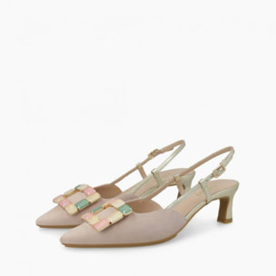 ZAPATOS DE SALÓN ROSAS CHIMANE