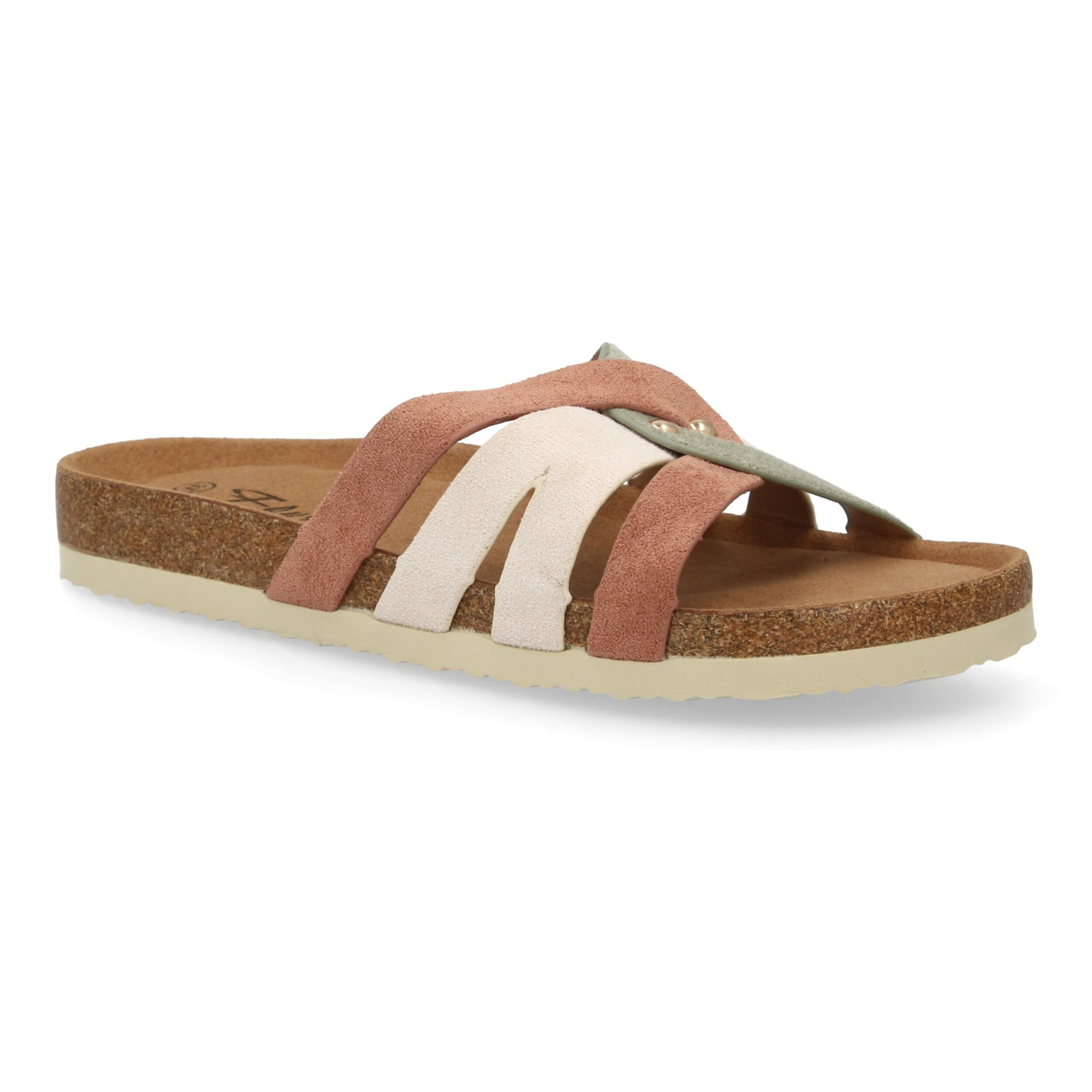 Sandalia plana mujer cómoda, diseño de tiras