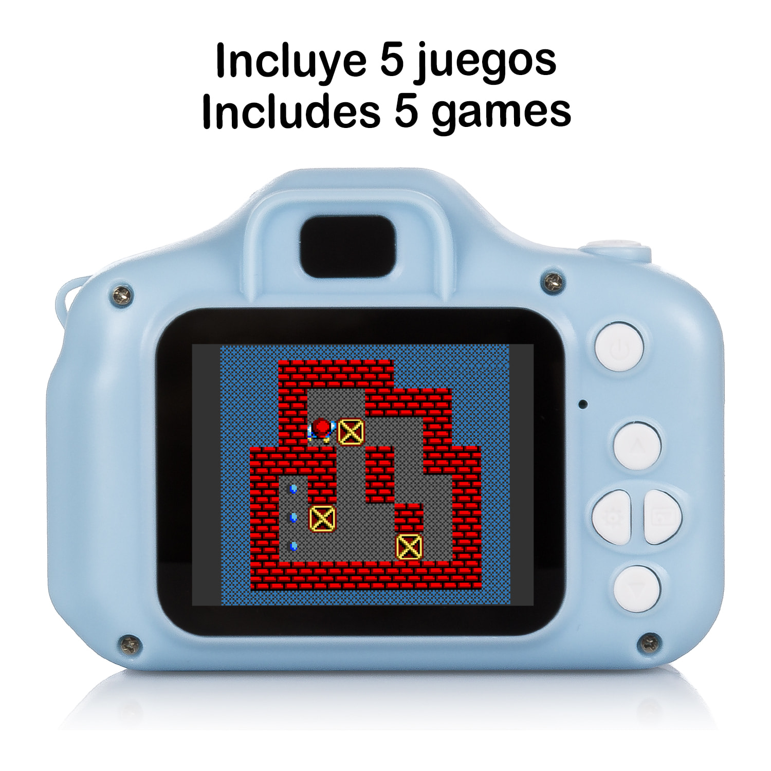 Macchina fotografica 3mpx e video HD per bambini, con giochi. 1280x720P