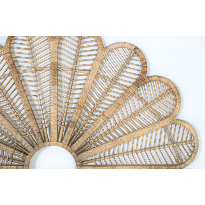 Cabecero de Ratán Natural 180 Cm Estilo Mediterráneo