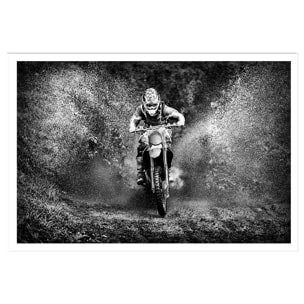 Affiche deco moto cross Affiche seule