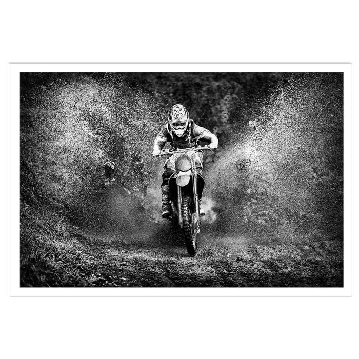Affiche deco moto cross Affiche seule