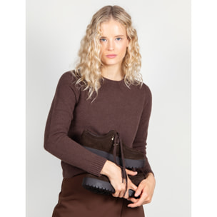 Zapatos de Piel - Marron - Tacón: Bajo