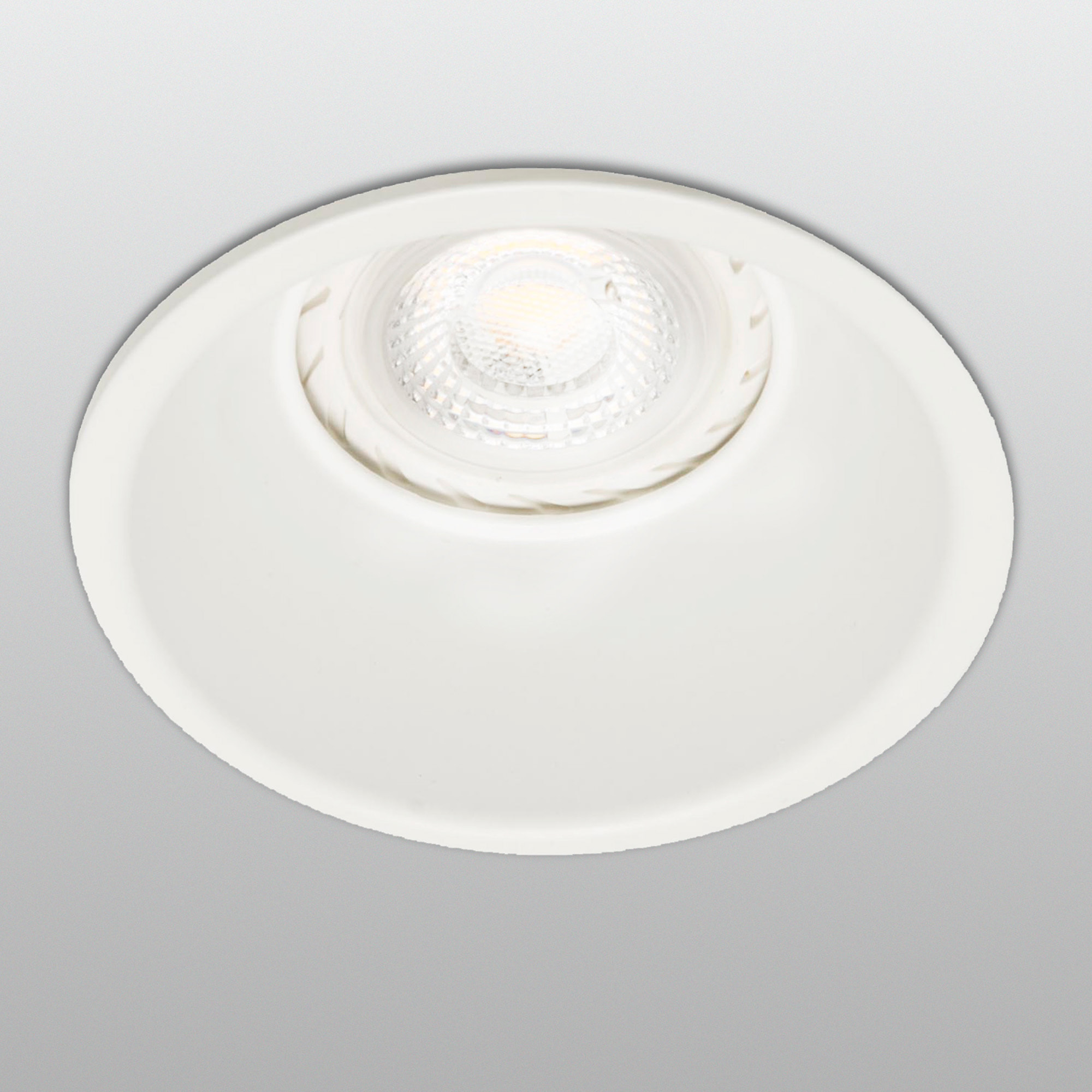 GAS Lampe encastrable blanc