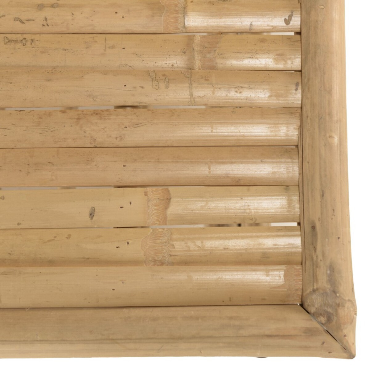 VITAL - Table basse rectangulaire en bambou 90x49cm