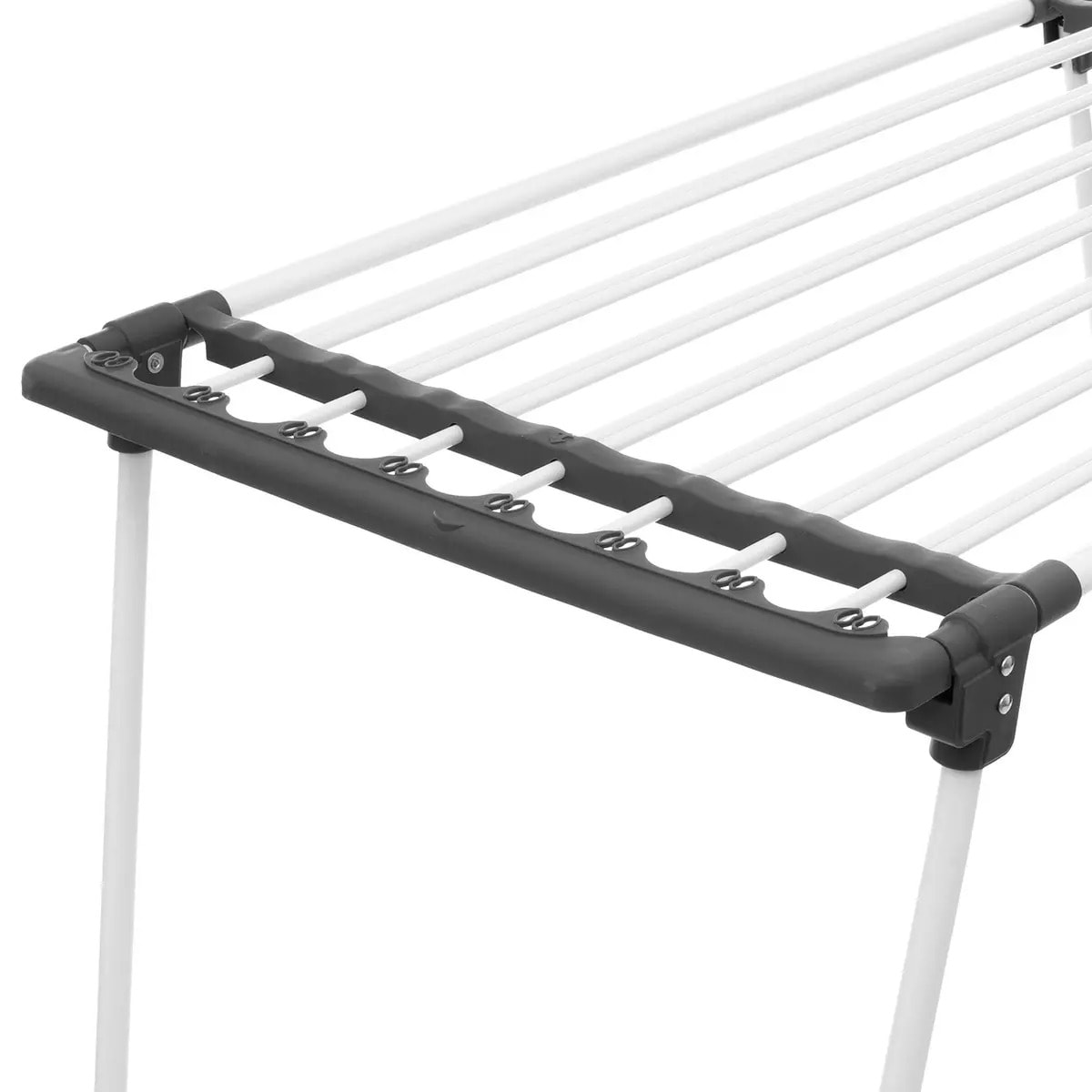 Étendoir à linge pliant tubes extensibles 17m "Sinaï"