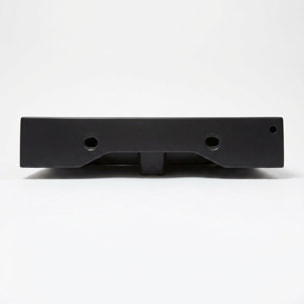 Lavabo 60,5 x 46,5 cm - noir mat - avec trop-plein - 1 trou de robinetterie - SAT Infinitio