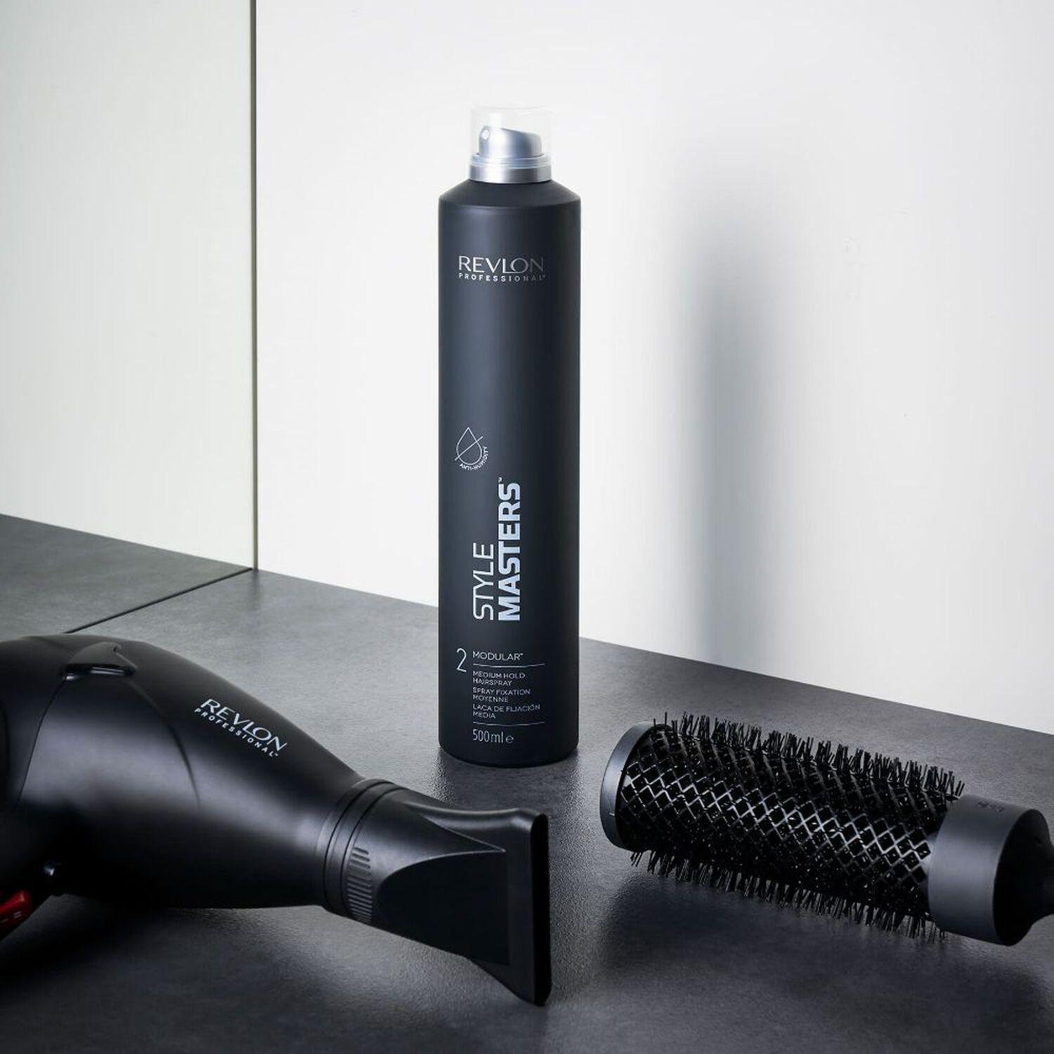STYLE MASTERS™ MUST-HAVES MODULAR™ - Laque Tenue Moyenne - Tous Types de Cheveux 500 ml