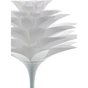 Lampe à poser Tomasucci PETALO, en polypropylène et acier, blanc
