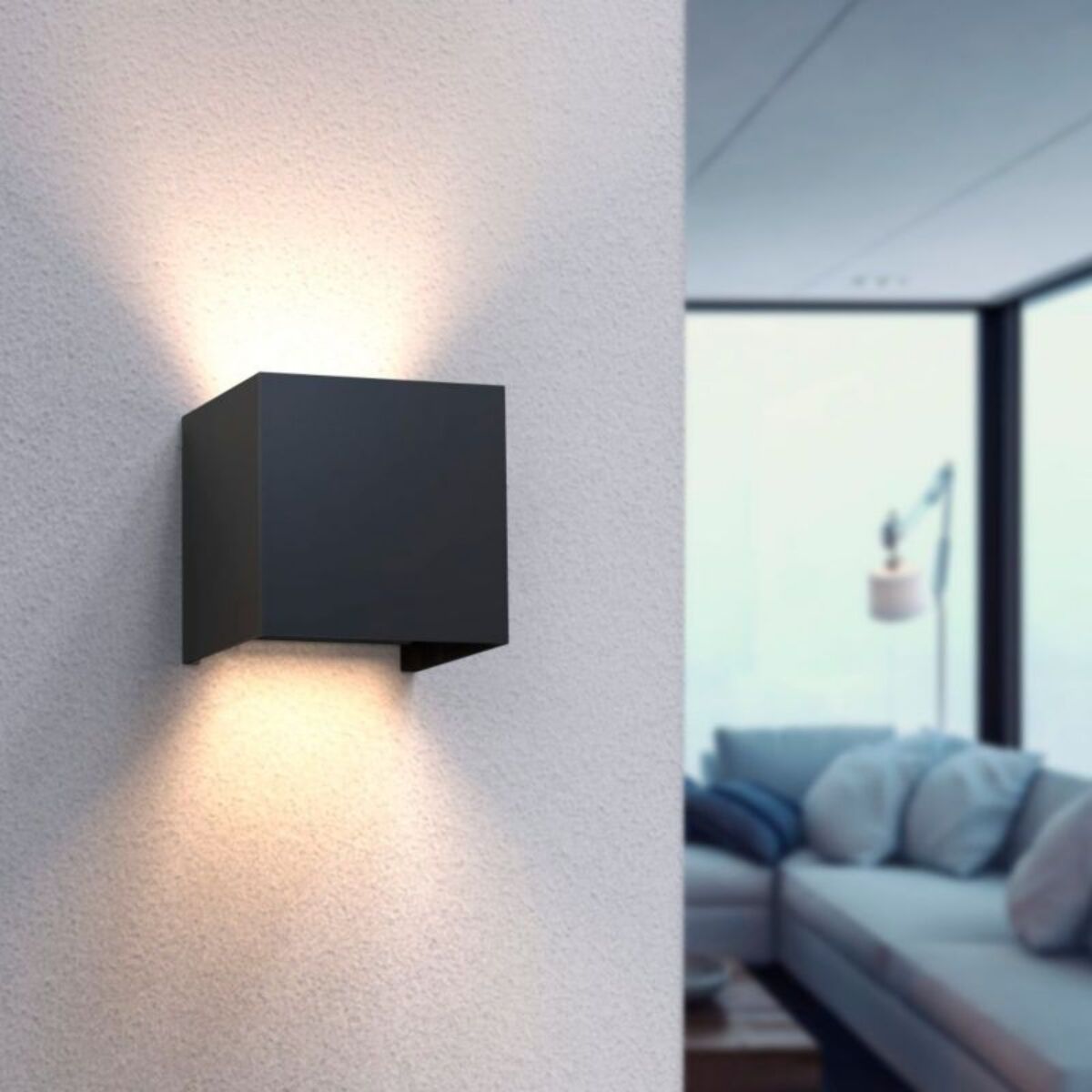 Lampe connectée HAMA Wifi Noire Ext