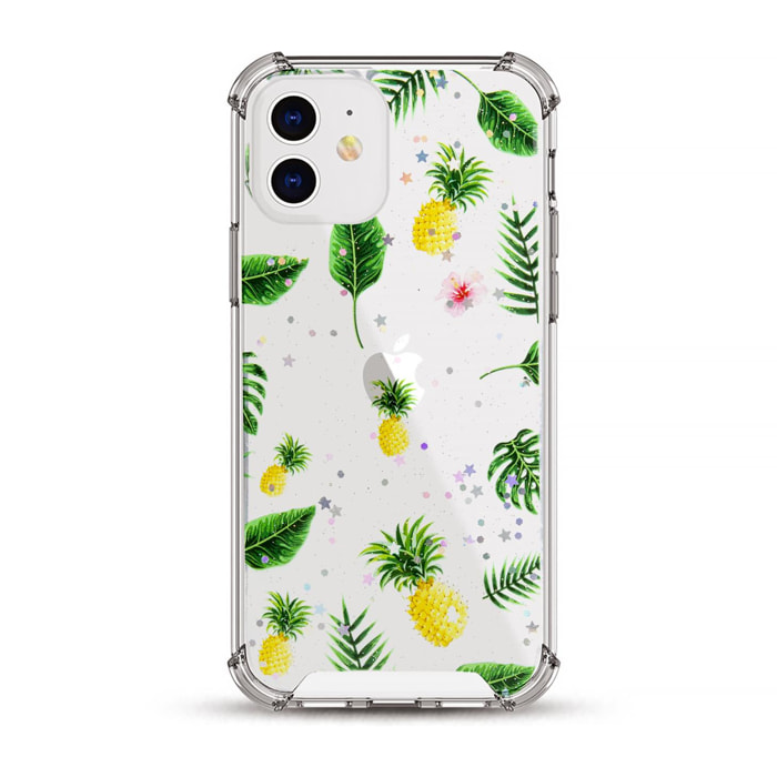 Custodia in TPU ad alta protezione dal design tropicale per iPhone 12 Mini