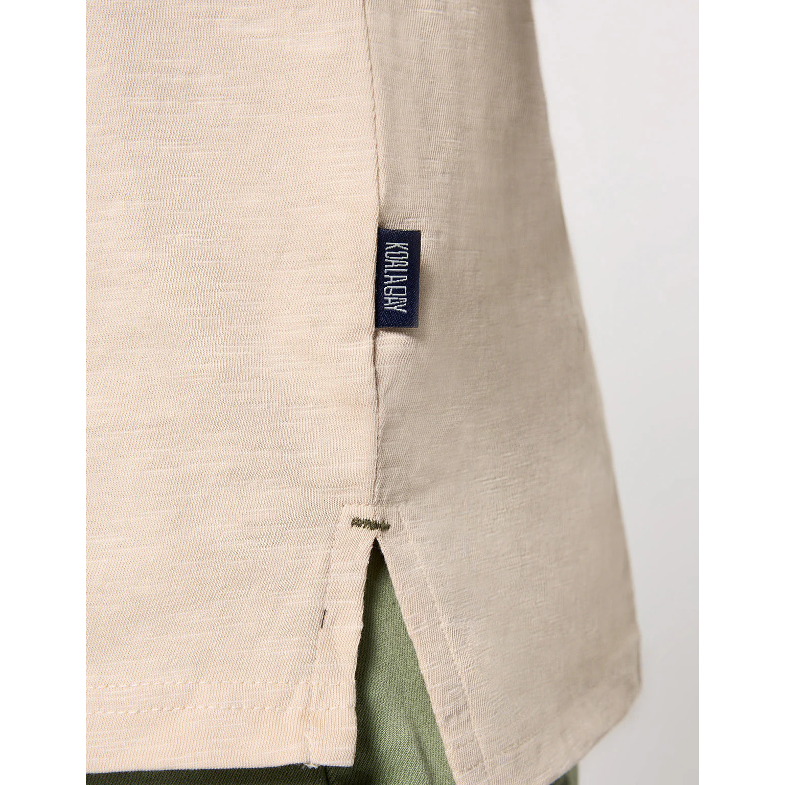 Camiseta Manga Corta Beige - Button