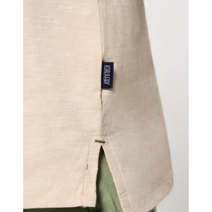 Camiseta Manga Corta Beige - Button