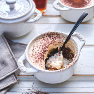 Set cocottes 4-pcs, Rond(e), Blanc ivoire, Céramique