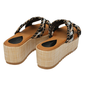 Ciabatta - tacco 6,5 cm - plateaux 4,0 cm