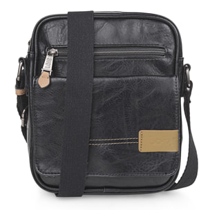 Bandolera Hombre Vegana Lois Warren Negro