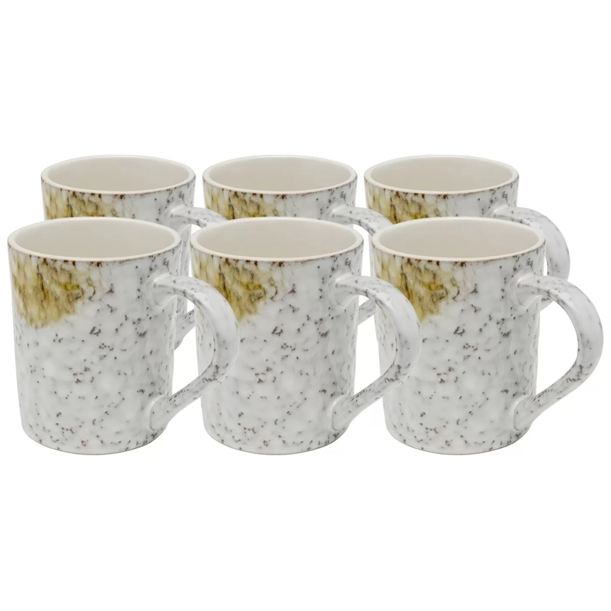 Mugs Biscotti jaunes set de 6 Kare Design