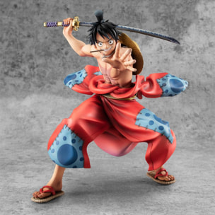 One Piece P.o.p Statua Alleanza dei Guerrieri Luffy Taro 17 Cm Megahouse