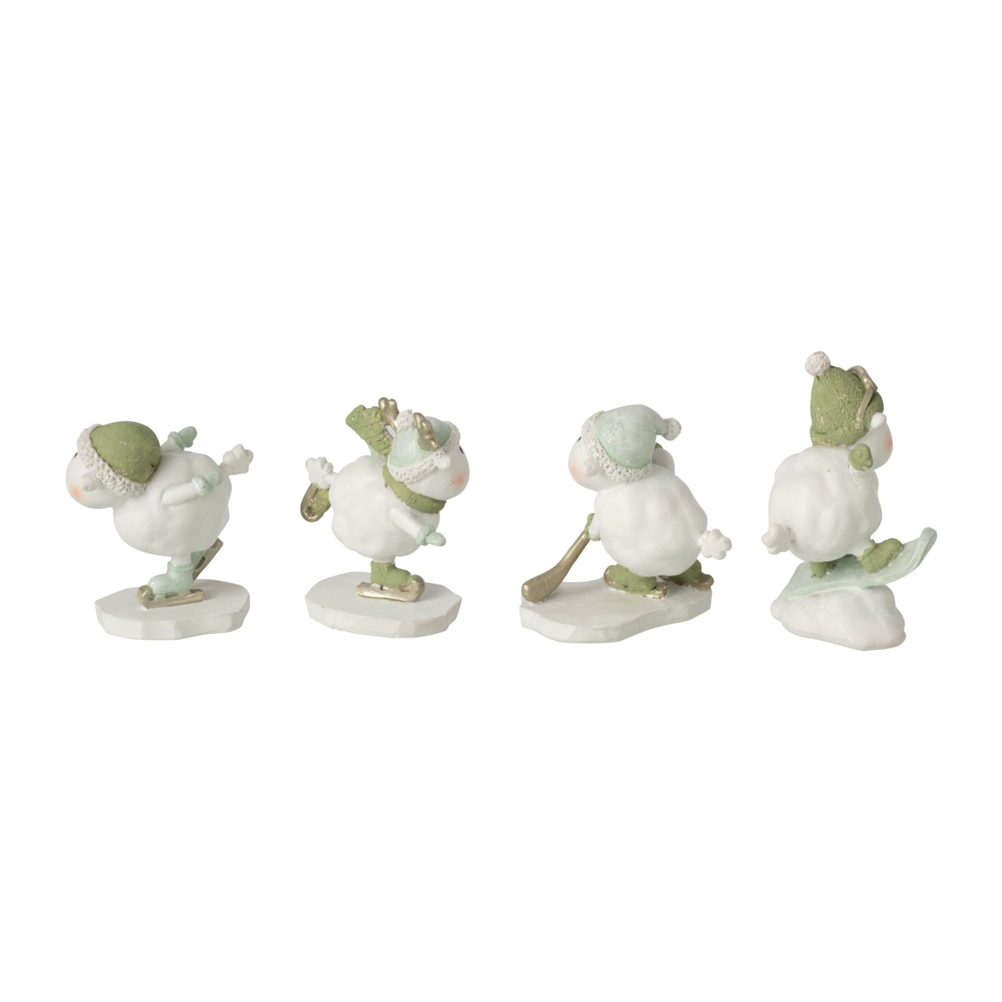 J-Line Mouton patin Pierre - blanc/vert - assortiment de 4