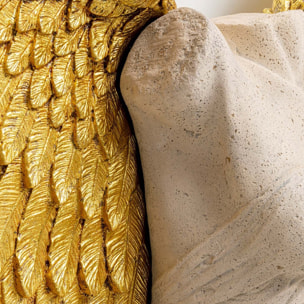 Déco murale buste femme ailes dorées Kare Design