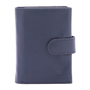 Portafoglio  da uomo In Vera pelle Made in Italy 7,5x10x2,5 cm