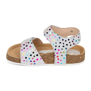 Sandalia Bios Piel  Cabra. Velcro