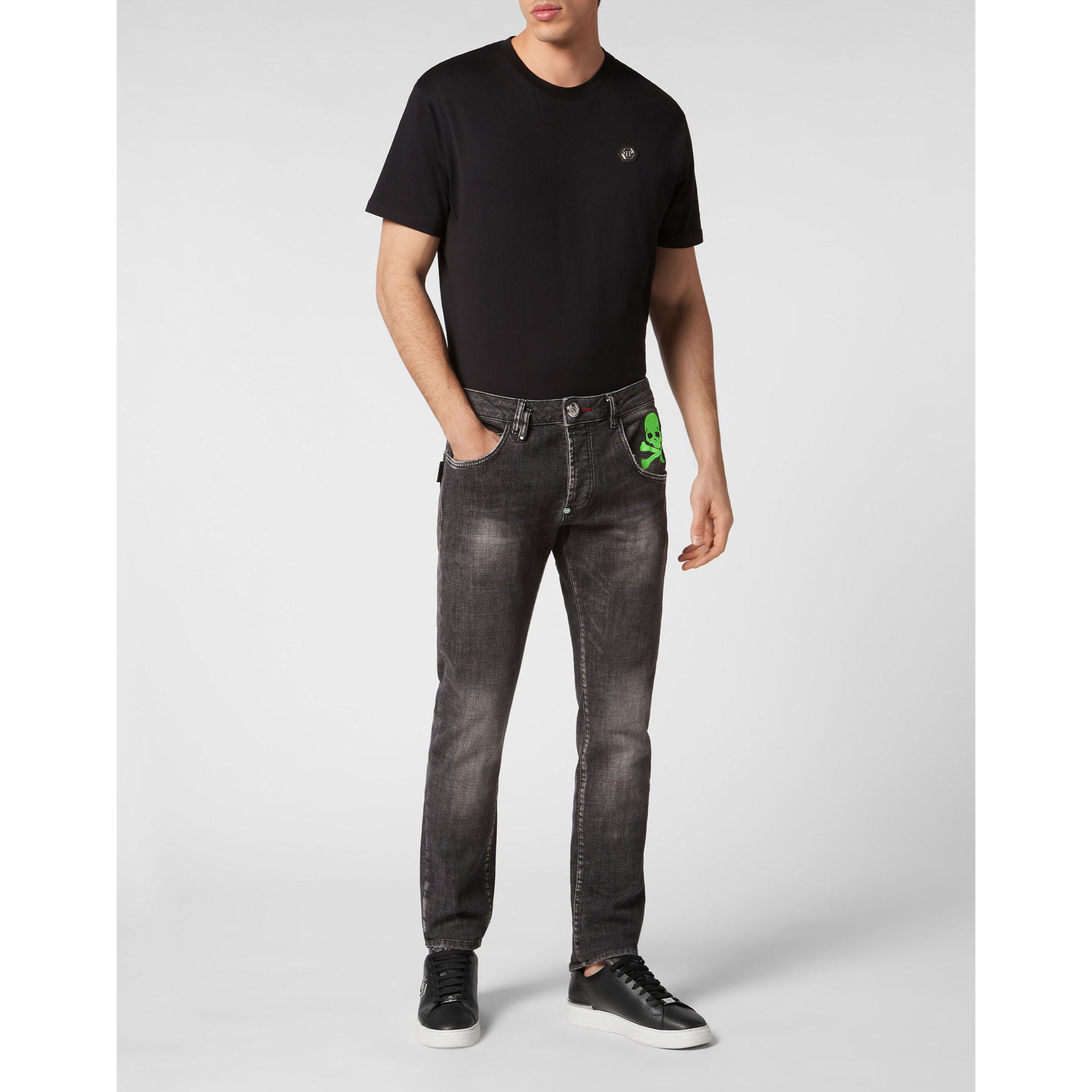 PHILIPP PLEIN Jeans Straight Cut SKULL&BONES