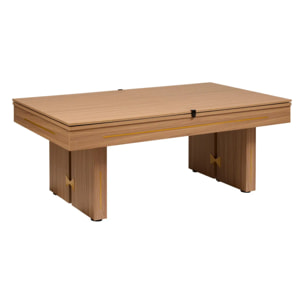 Table de billard Dave marron 215x121,8cm