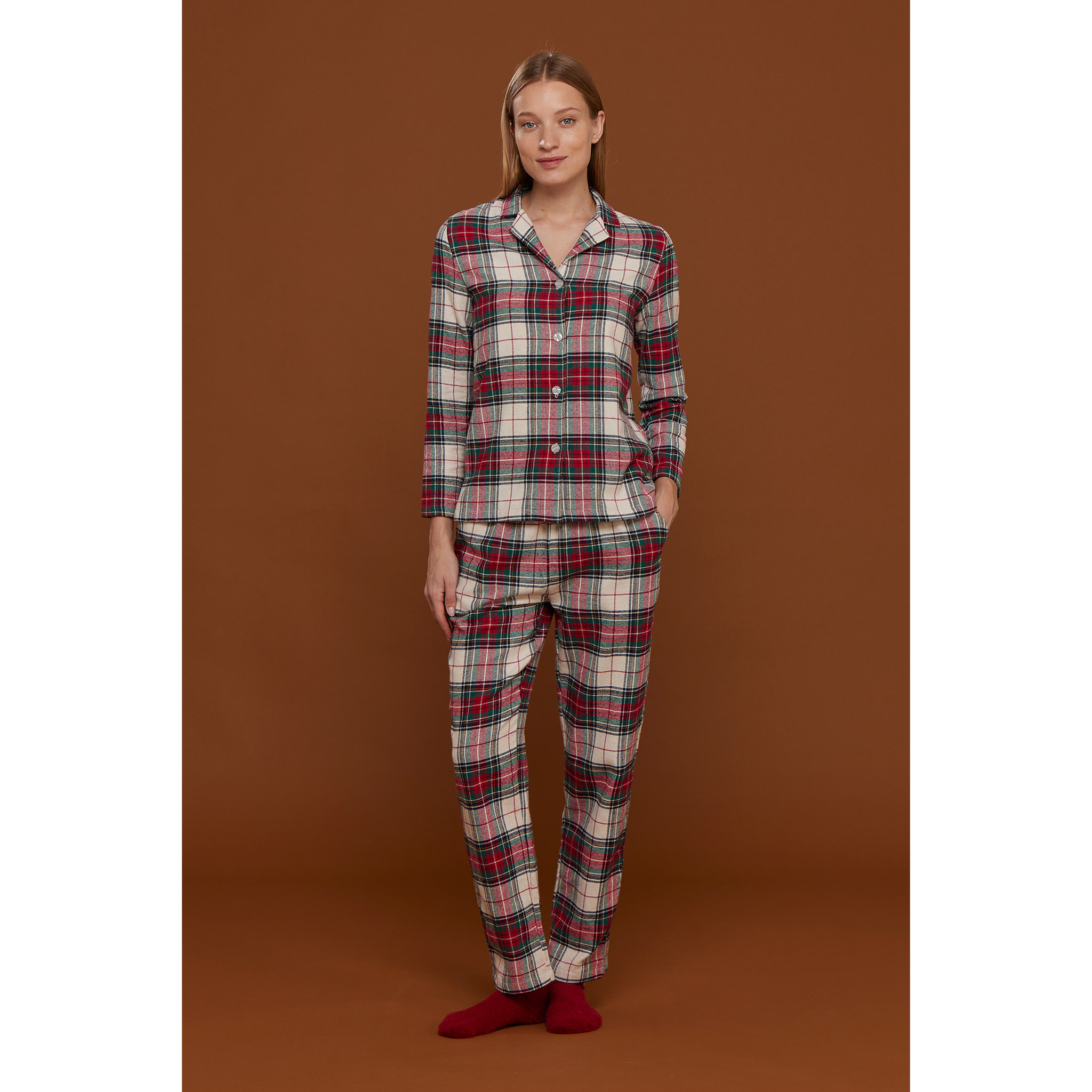 Pantalone donna flanella articolo noel Noidinotte