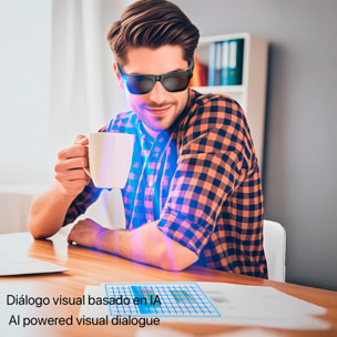 Gafas inteligentes XK OEN, cámara integrada, control de música, inteligencia artificial, traducción de idiomas en tiempo real.