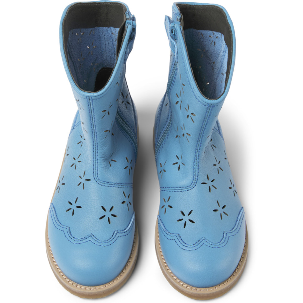 CAMPER Savina Twins - Botas Azul Infantil Unisex