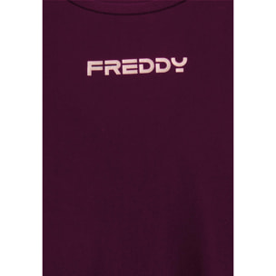 T-shirt tecnica con spacchi laterali e fit regolare