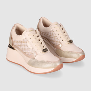 Deportivos - Beig - Tacón: 6 cm