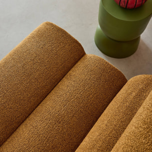 Chauffeuse bouclette texturée 1 place (lot de 3) NOVA