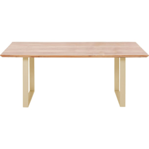Table Symphony acacia laiton Kare Design