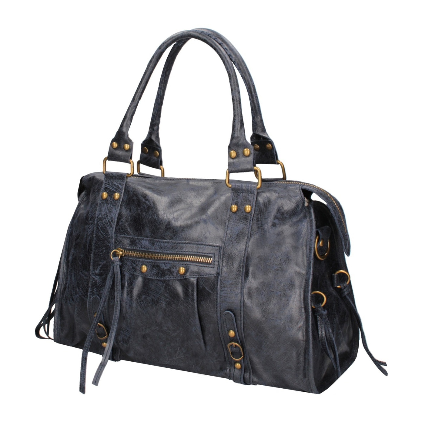 Borsa a spalla da donna - Modello Clara - Vera pelle - 41.0 x 28.0 x 13.0 cm