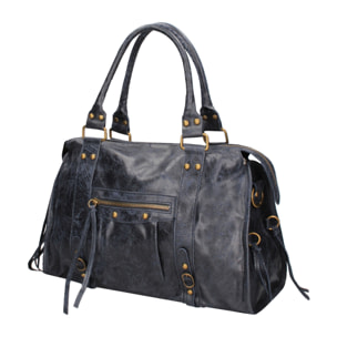 Borsa a spalla da donna - Modello Clara - Vera pelle - 41.0 x 28.0 x 13.0 cm
