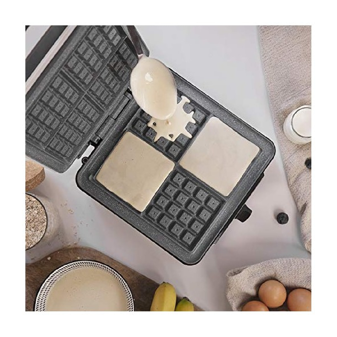 Cecotec Gofrera Gofrera Fun Gofrestone 4Inox