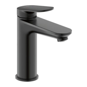 Mitigeur lavabo DUVARIT Wave M sans vidage noir mat