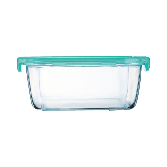 Boîte de conservation carrée hermétique 76 cl Keep'n Box + Couvercle Lagoon - Luminarc
